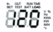 UPS control panel overload icon